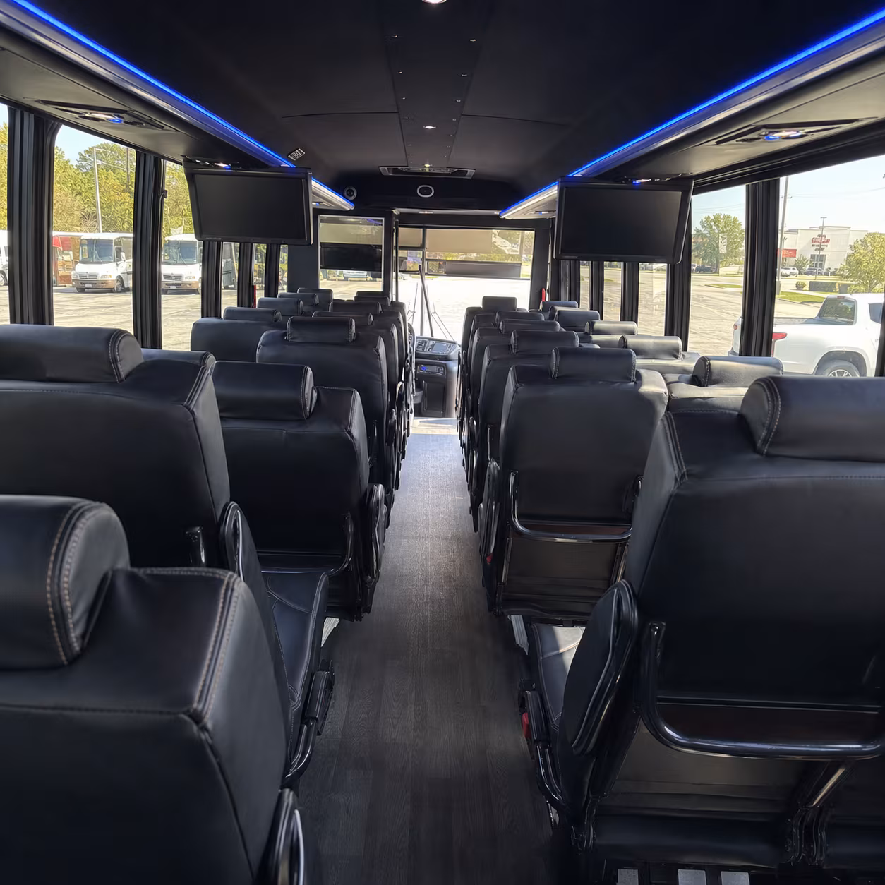 30 passenger minibus interior