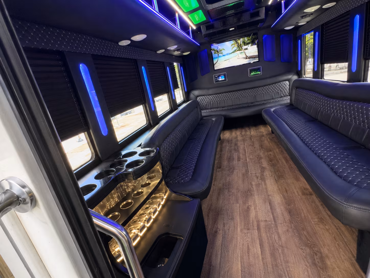 tampa holiday party bus rental